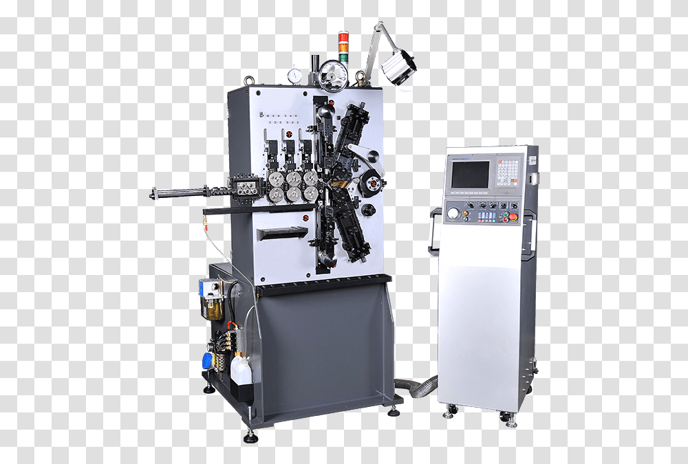 Ed 30c Model Of 5 Axes Cnc Coil Spring Making Machine Machine Tool, Refrigerator, Appliance, Lathe, Robot Transparent Png