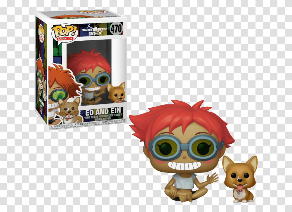 Ed And Ein Funko Pop, Toy, Cat, Pet, Mammal Transparent Png