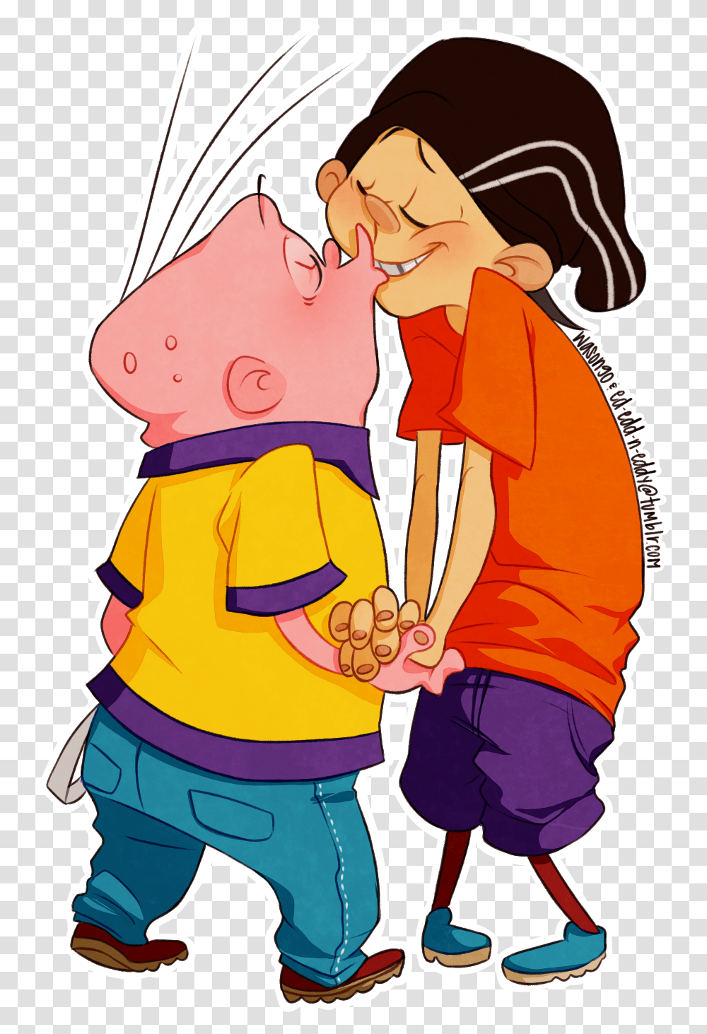 Ed Edd And Eddy, Person, Hand, Holding Hands, Hug Transparent Png
