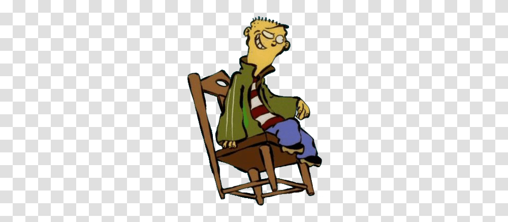 Ed On A Chair Ed Edd N Eddy Know Your Meme, Furniture, Costume Transparent Png