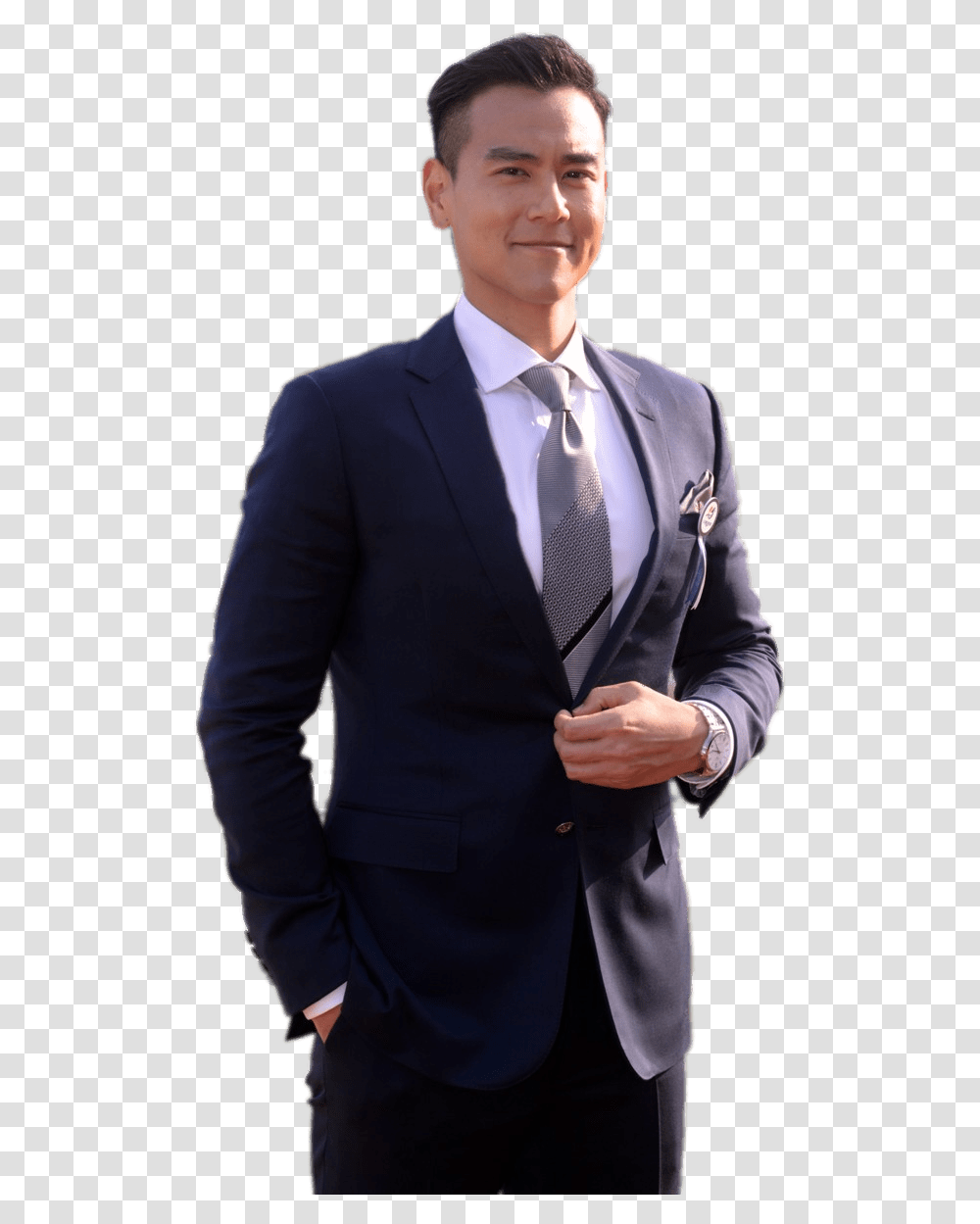 Eddie Peng Wearing Suit Clip Arts Tuxedo, Apparel, Tie, Accessories Transparent Png