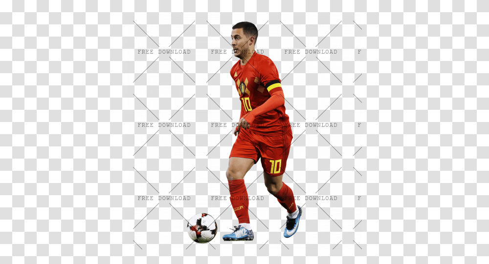 Eden Hazard Ag Image With Player, Soccer Ball, Football, Team Sport, Person Transparent Png