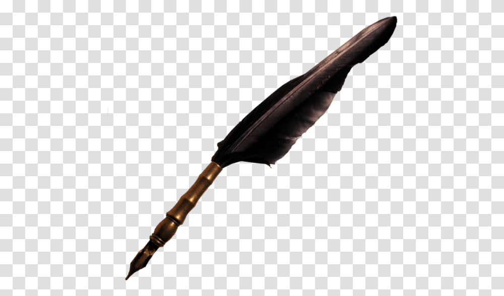Edgar Allan Poe S Quill Pen And Notebook Quill Pen Background, Bottle, Weapon, Weaponry, Ink Bottle Transparent Png
