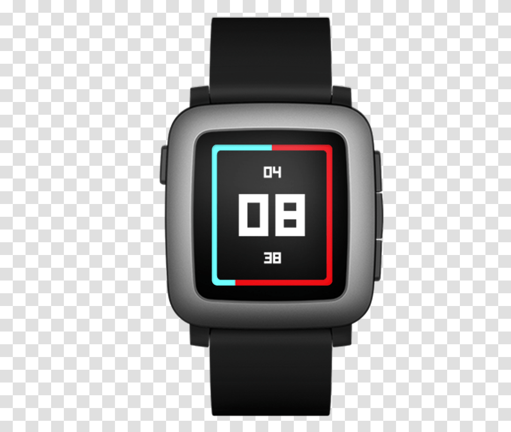 Edge Face Pebble Smartwatch, Wristwatch, Digital Watch Transparent Png