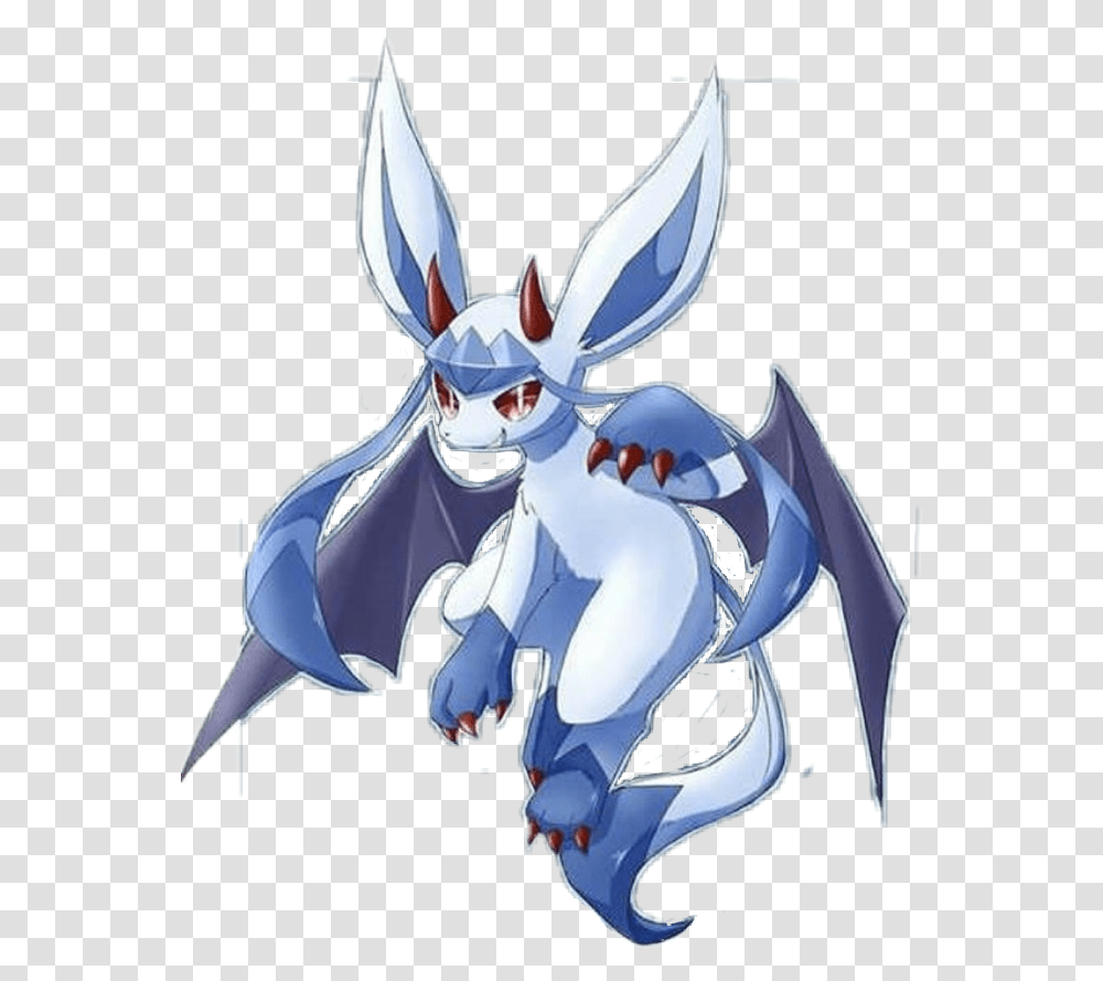 Edgy Edgyglaceon Glaceon Pokemon Sticker By Mythical Creature, Dragon, Helmet, Clothing, Apparel Transparent Png