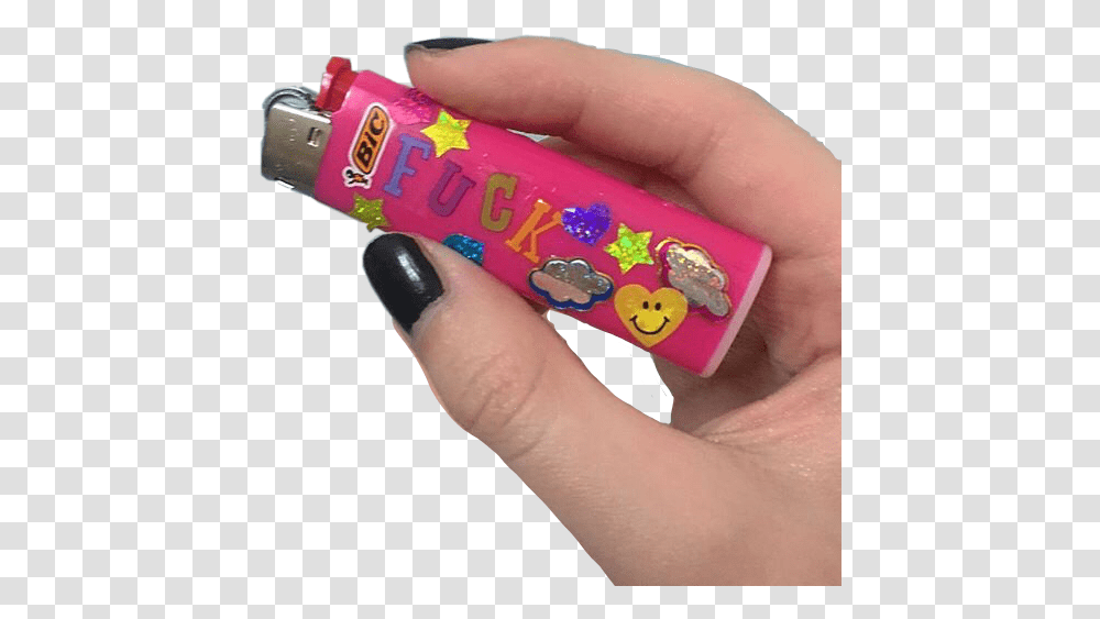Edgy Lighter Aesthetic Freetoedit Bic Lighter, Person, Human, Nail, Finger Transparent Png