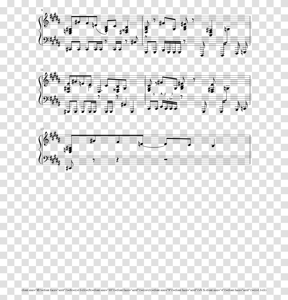 Edgy Sans Is Edgy Sheet Music Composed By 1 1 2 Of Sheet Music, Gray, World Of Warcraft Transparent Png