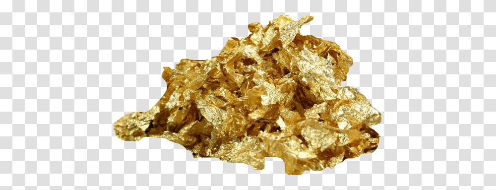 Edible Gold Leaf Flakes Expensive Gold In The Whole World, Mineral, Crystal, Quartz Transparent Png