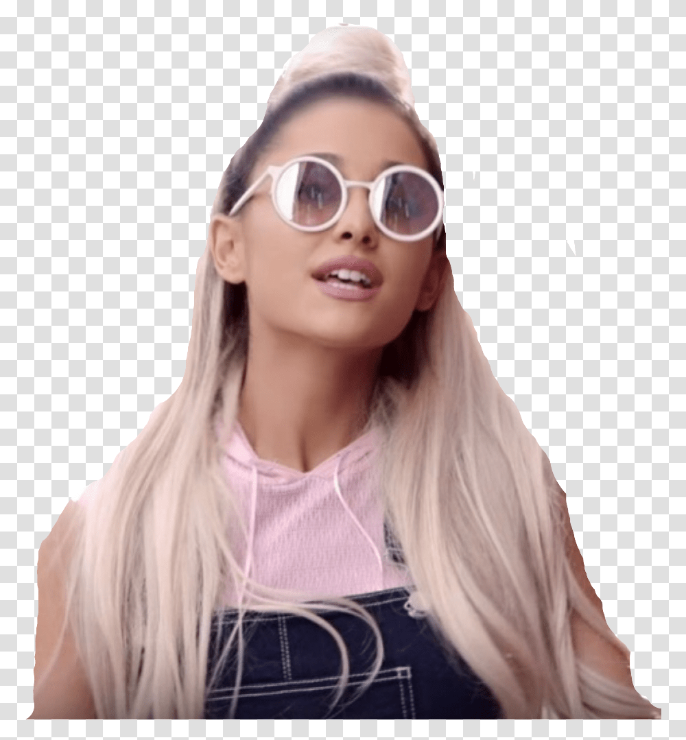 Edit Celebrity And Image Ariana Grande Com O Cabelo Platinado, Sunglasses, Accessories, Female, Person Transparent Png