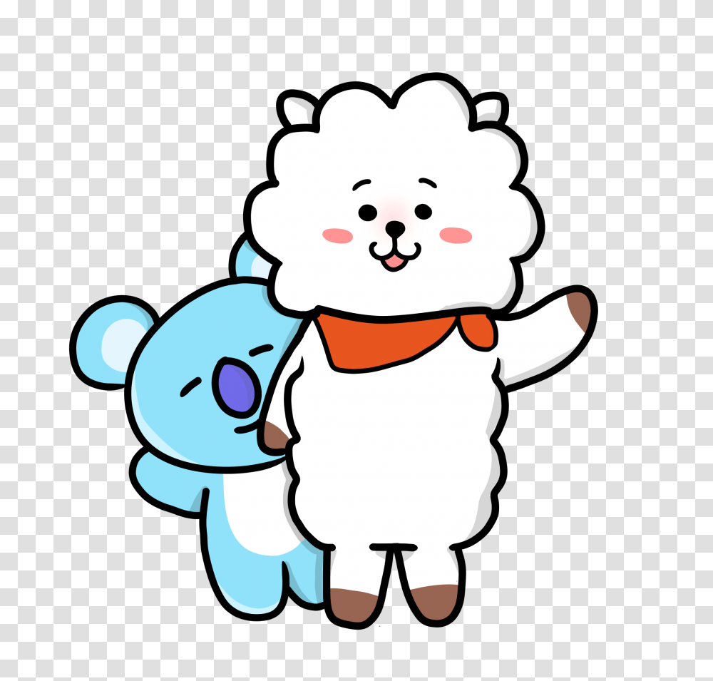 Edit Editing Sticker Bt21 Rj, Art, Snow, Outdoors, Nature Transparent Png