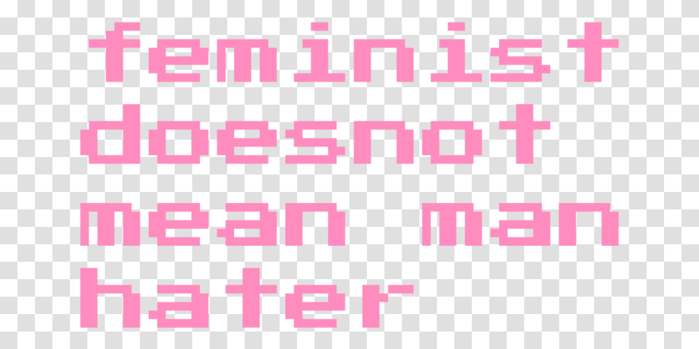 Edit Feminist And Pink Image Parallel, Alphabet, Number Transparent Png
