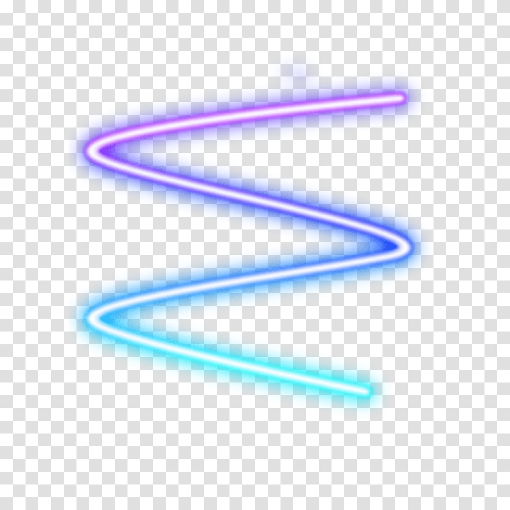 Edit Lineas Line Colors Neon Edits Neon Spiral Line, Light, Purple, Coil Transparent Png