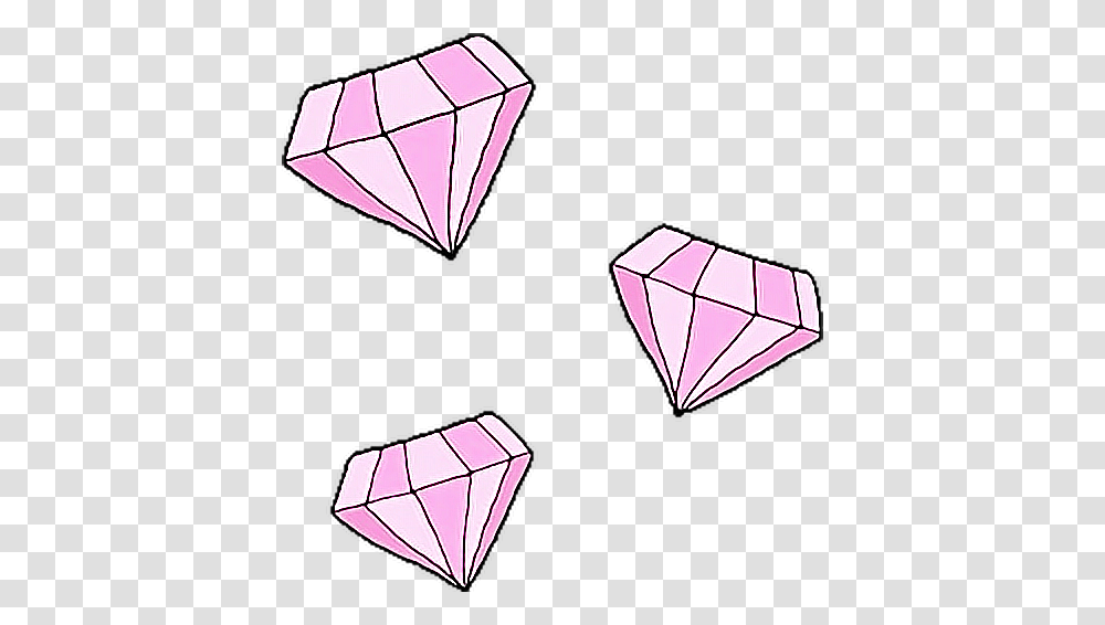 Edit Overlay Tumblr Diamonds, Origami, Paper, Kite Transparent Png