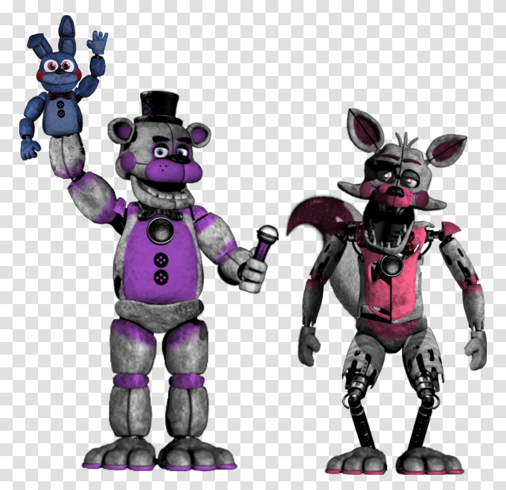 Editclassic Funtime Freddy And Funtime Foxy Funtime Freddy Funtime Foxy, Robot, Toy Transparent Png