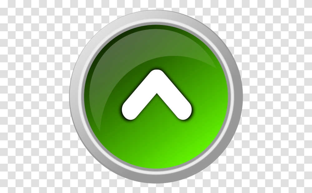 Edited Green Arrow Up Button Clip Art Vector Vertical, Recycling Symbol, Tape, Logo, Trademark Transparent Png