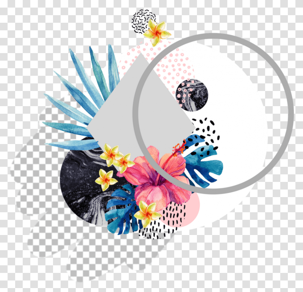 Edited Remixed Picsart Fotoedit Remixed Cool Shape, Floral Design, Pattern, Flower Transparent Png