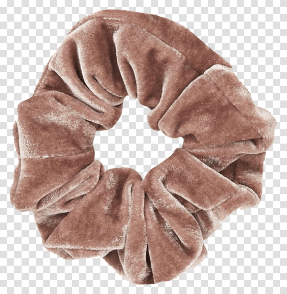 Editing Hair Tie And Velvet Image Velvet Scrunchie, Cushion, Bread, Food, Person Transparent Png