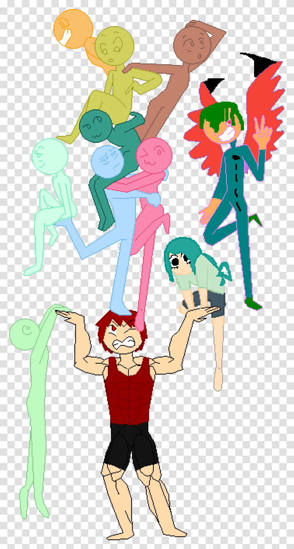 Editing My Anime Bois Free Online Pixel Art Drawing Tool Sharing, Person, Performer, People, Hand Transparent Png