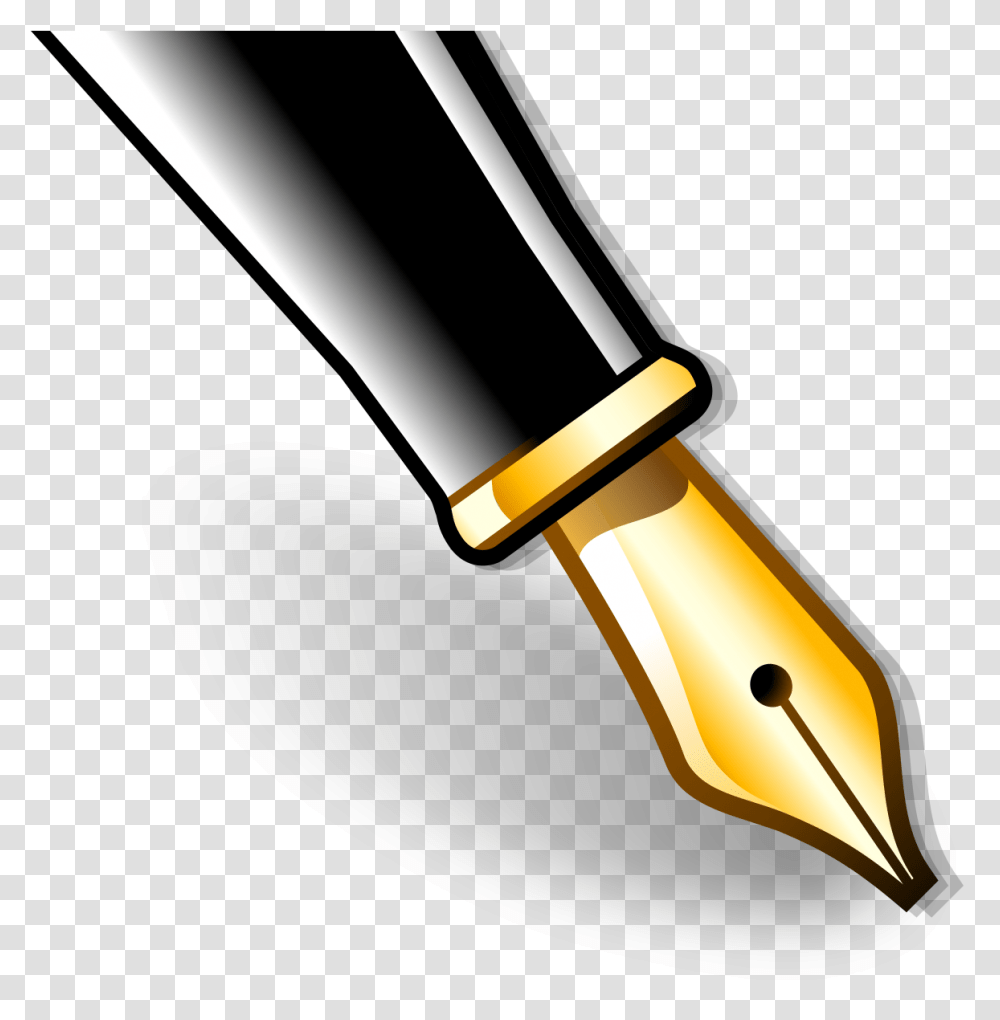 Editor Pen, Fountain Pen Transparent Png