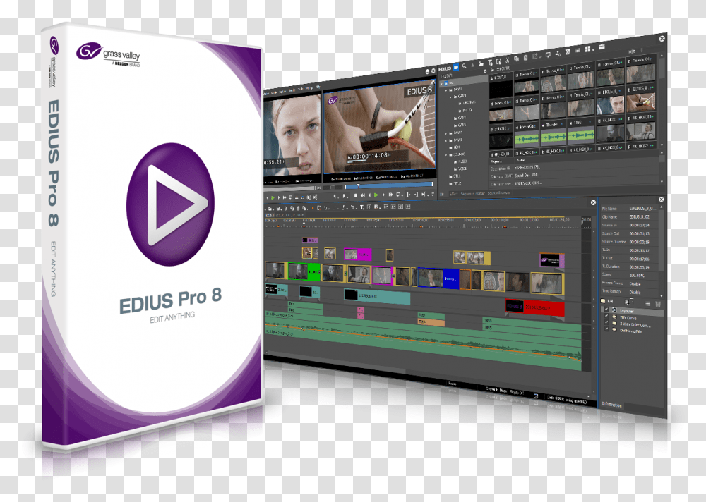 Edius Software, Monitor, Screen, Electronics, Person Transparent Png