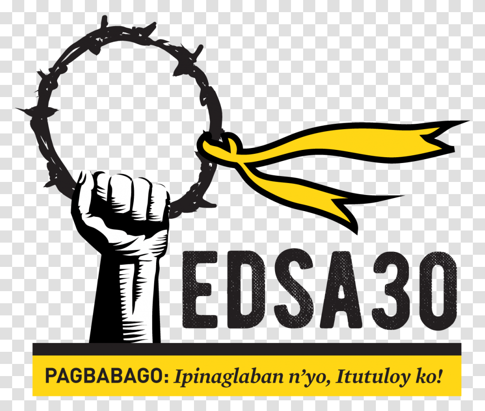 Edsa People Power Symbol, Hand, Fist, Poster, Advertisement Transparent Png