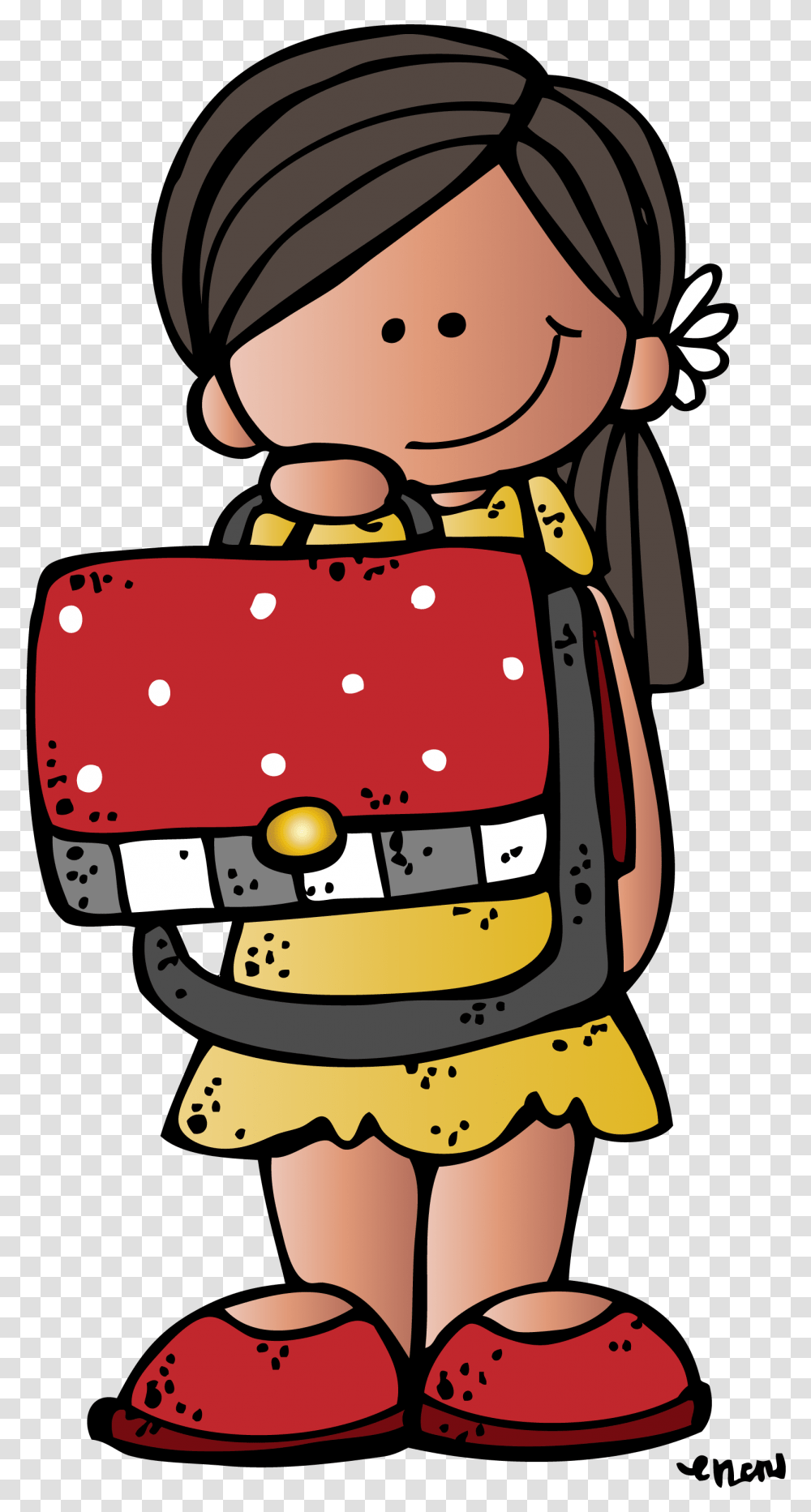 Education Clipart Download Girl Backpack Clipart, Snowman, Winter, Outdoors, Nature Transparent Png