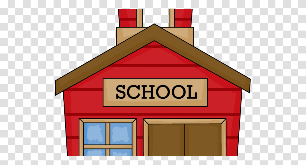 Education Clipart Old School House Cartoon, Postal Office, Phone Booth Transparent Png