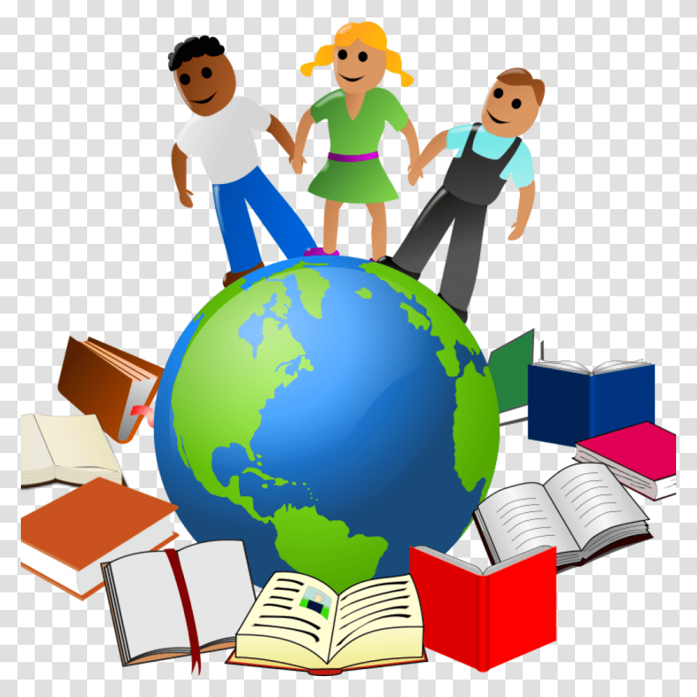 Education Clipart World Clip Art And Education Clipart, People, Person, Human, Outer Space Transparent Png