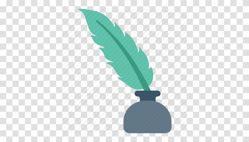 Education Feather Pen Ink Quill Quill Pen Write Icon, Leaf, Plant, Bottle, Ink Bottle Transparent Png