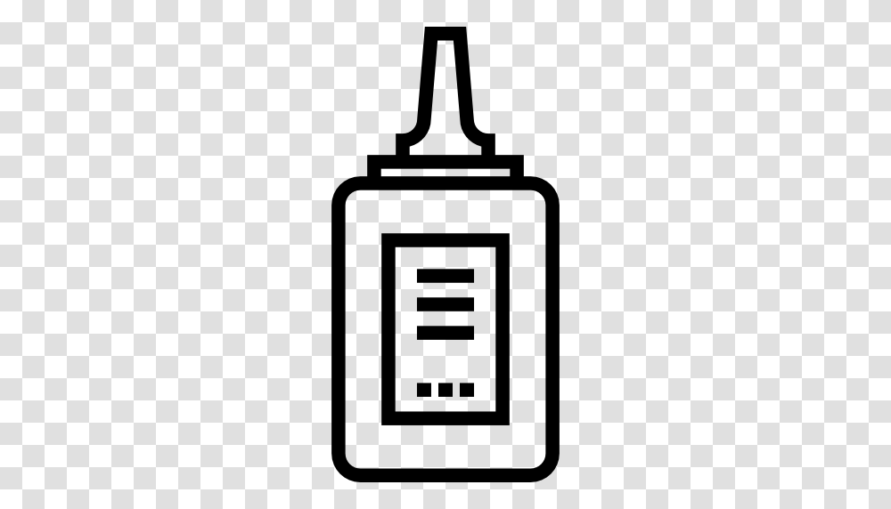 Education Glue Bottle Liquid Tools And Utensils Icon, Gray, World Of Warcraft Transparent Png