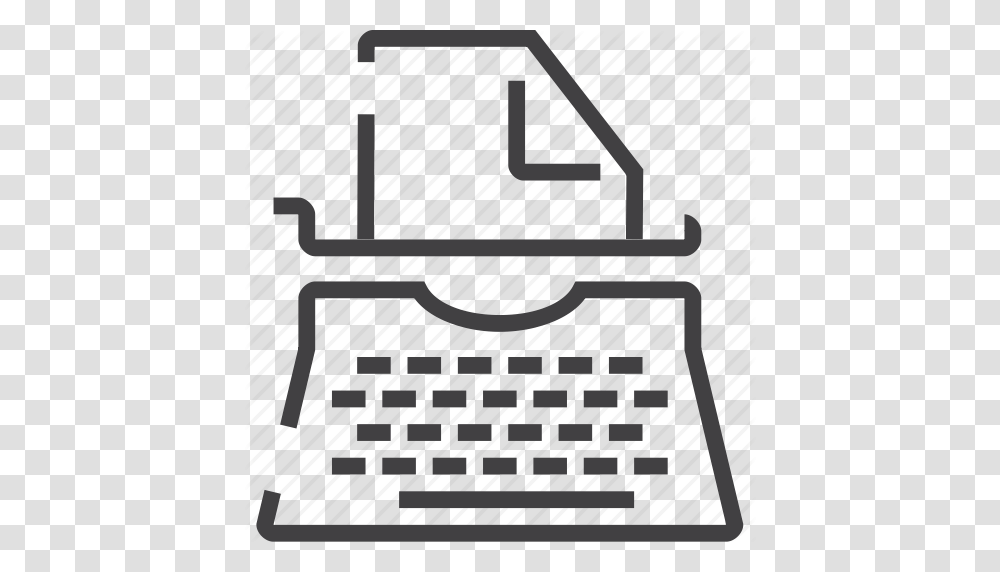 Education Journalist Keyboard Letter Machine Retro Revival, Pc, Computer, Electronics, Laptop Transparent Png
