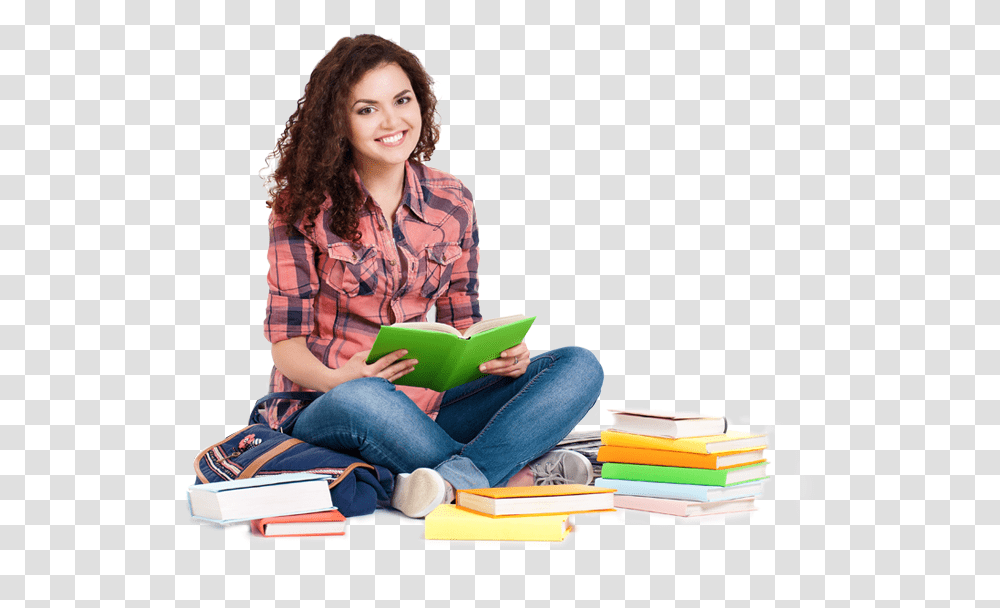 Education Thought In Hindi New, Person, Sitting, Female Transparent Png