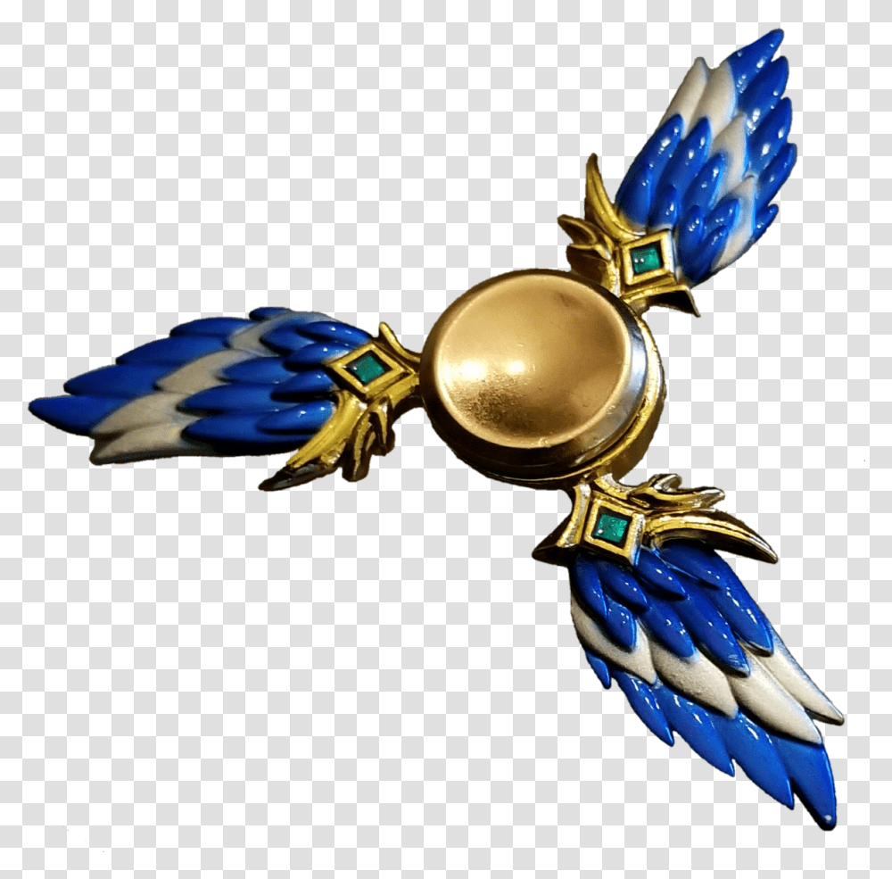 Educational Blue Phoenix Fidget Spinner Emblem, Trophy, Gold, Gold Medal Transparent Png