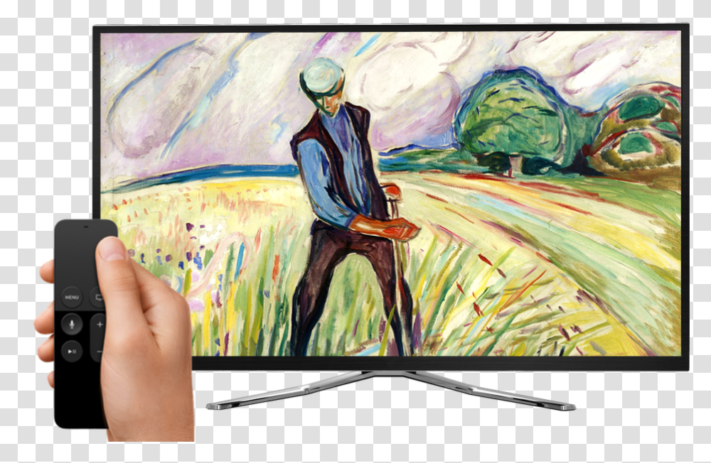 Edvard Munch Paintings Hd, Monitor, Screen, Electronics, Display Transparent Png