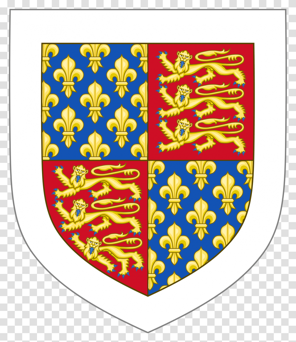 Edward Black Prince Coat Of Arms, Shield, Armor, Rug Transparent Png