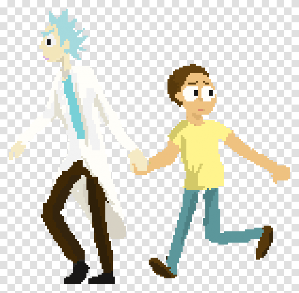 Edward Elric Morty Smith Rick Sanchez Summer Smith Rick And Morty Gif, Cross, Hand, Family Transparent Png