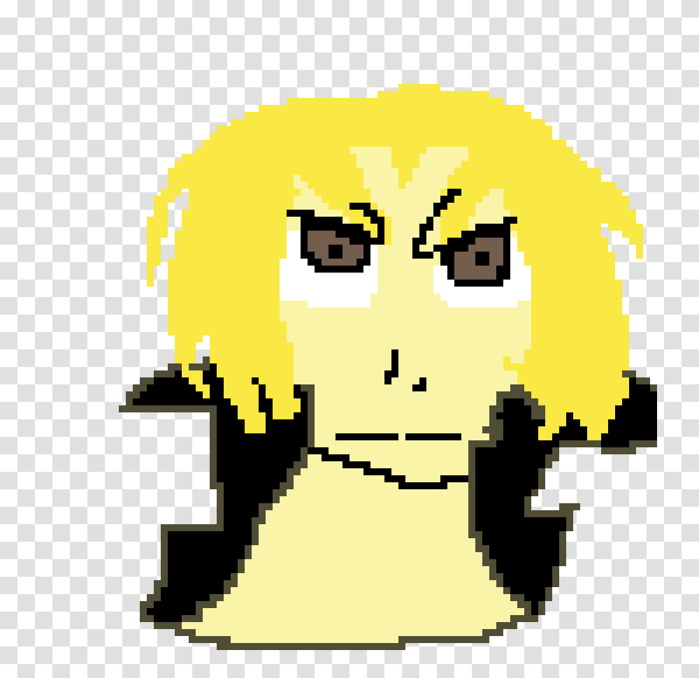 Edward Elric Pixel Art Maker, Statue, Sculpture, Pac Man Transparent Png