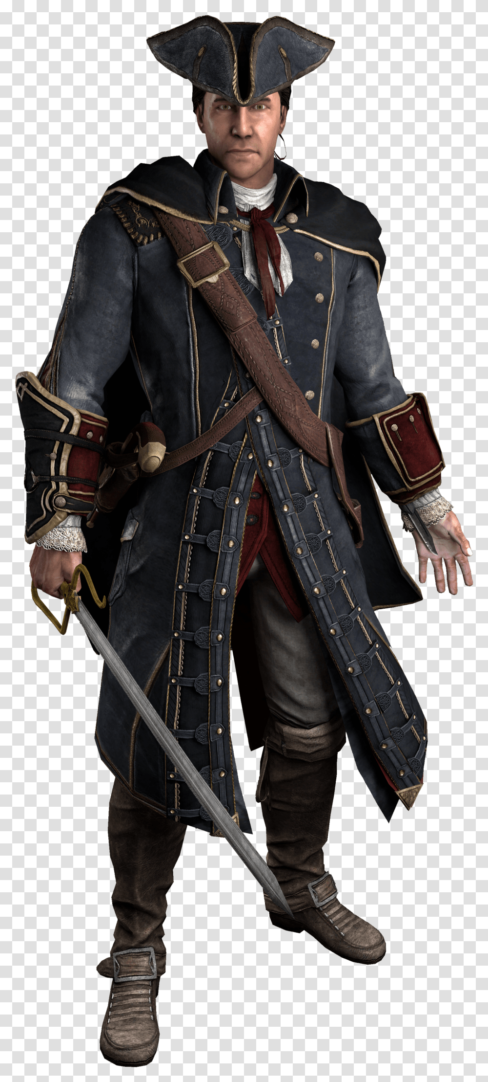 Edward Kenway South Africa Batman Toys, Person, Overcoat, Blade Transparent Png