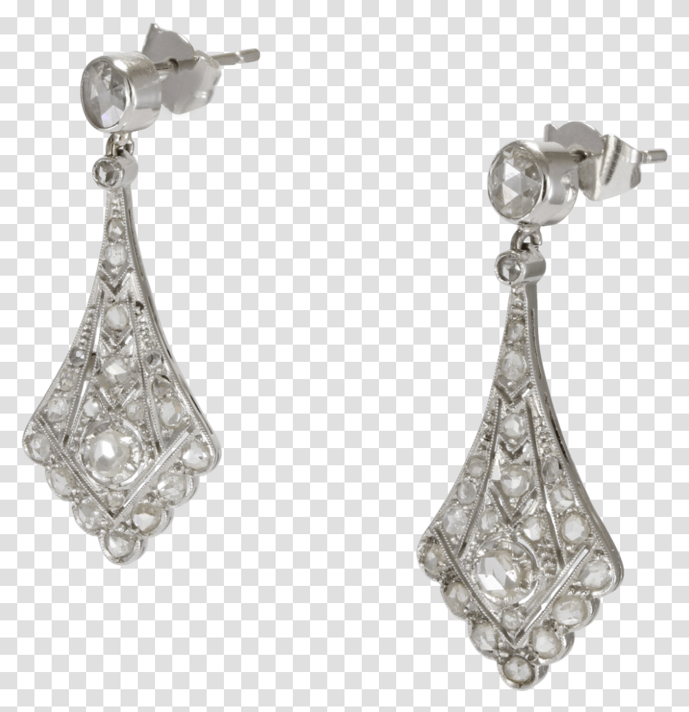 Edwardian Diamond Earrings Solid, Accessories, Accessory, Jewelry Transparent Png