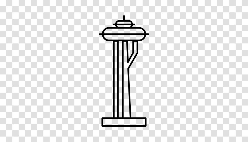 Eeuu Space Needle Needle Needle And Thread Icon With, Gray, World Of Warcraft Transparent Png