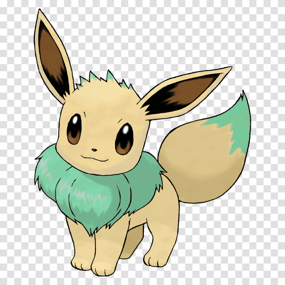 Eevee Leafeon Recolor Pokemon, Mammal, Animal, Rabbit, Rodent Transparent Png