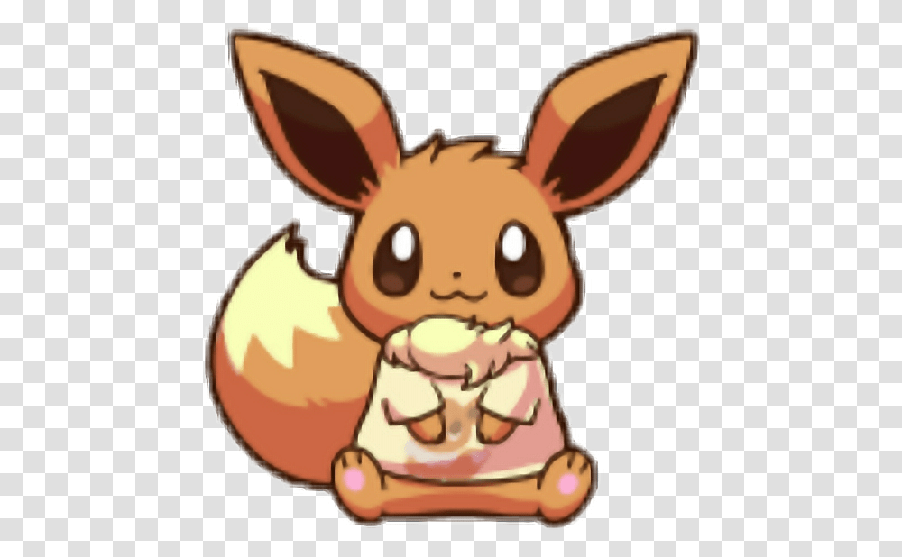 Eevee Pokemon Kawaii, Mammal, Animal, Wildlife, Deer Transparent Png