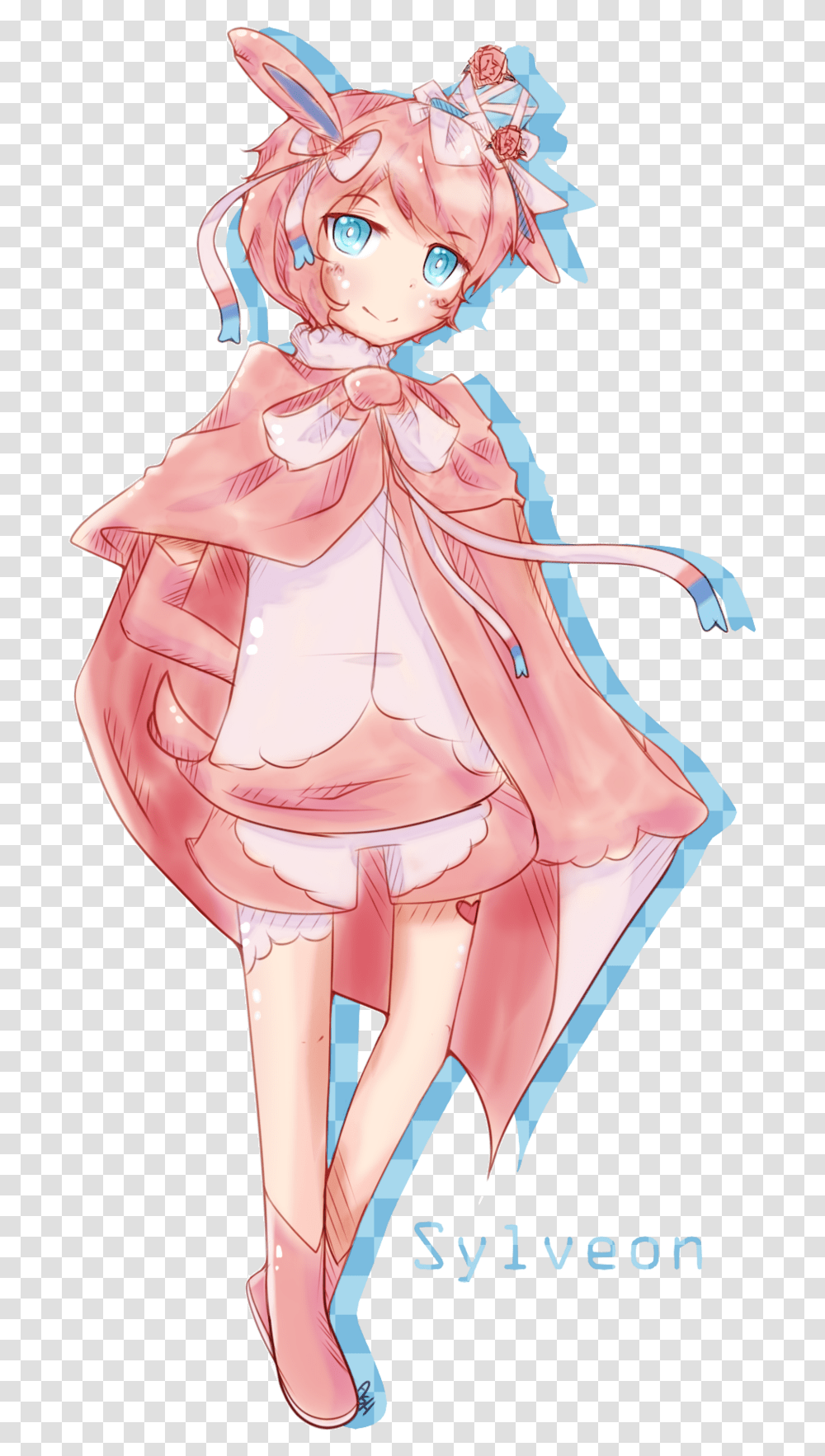 Eeveelutions Pikachu Pokemon Sylveon, Clothing, Doll, Toy, Person Transparent Png