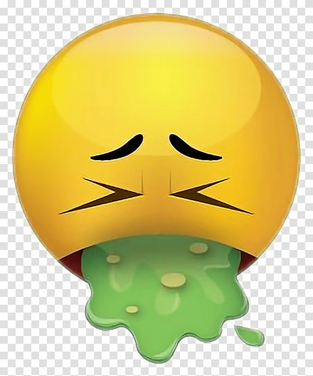 Eeww Emoji Sick Guacala Dontlikeit Vomit Emoticon Gif, Label, Food Transparent Png