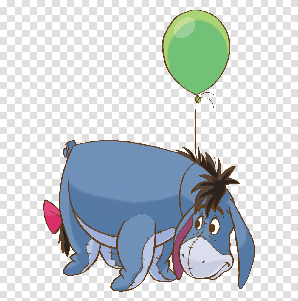 Eeyore Clip Art Original Winnie The Pooh Eeyore, Balloon, Animal, Mammal Transparent Png