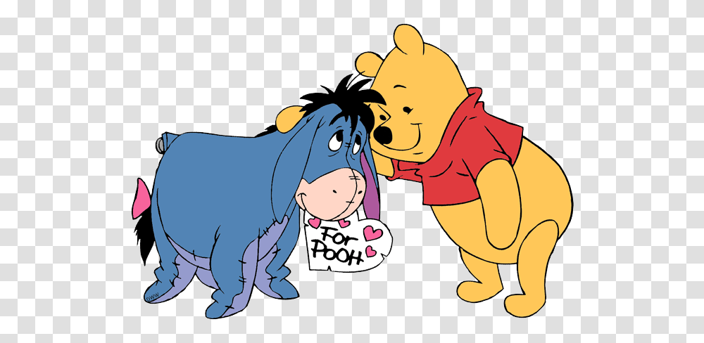 Eeyore Gives Pooh A Valentine, Animal, Mammal Transparent Png
