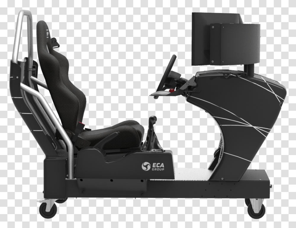 Ef Car Car Driving Simulator Eca Group Chair, Cushion, Vehicle, Transportation, Kart Transparent Png