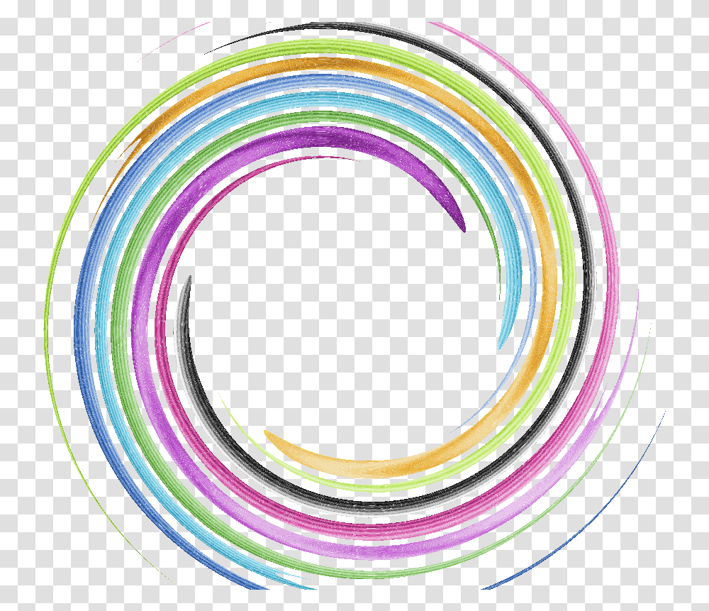 Efeito Circulos, Light, Cable, Hoop, Spiral Transparent Png
