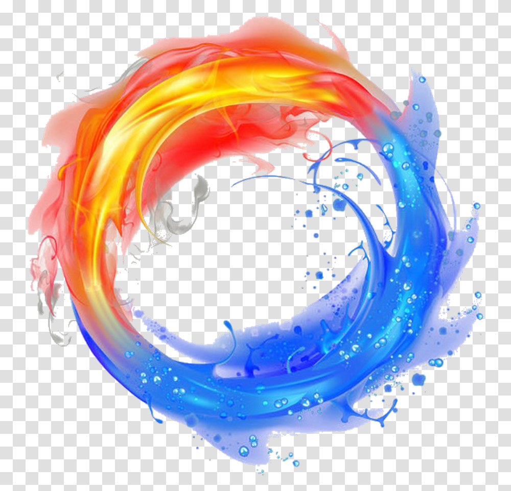Efeito Fire Flames Ice Fogo Chamas Gelo Blue Fire Circle, Graphics, Art, Helmet, Clothing Transparent Png