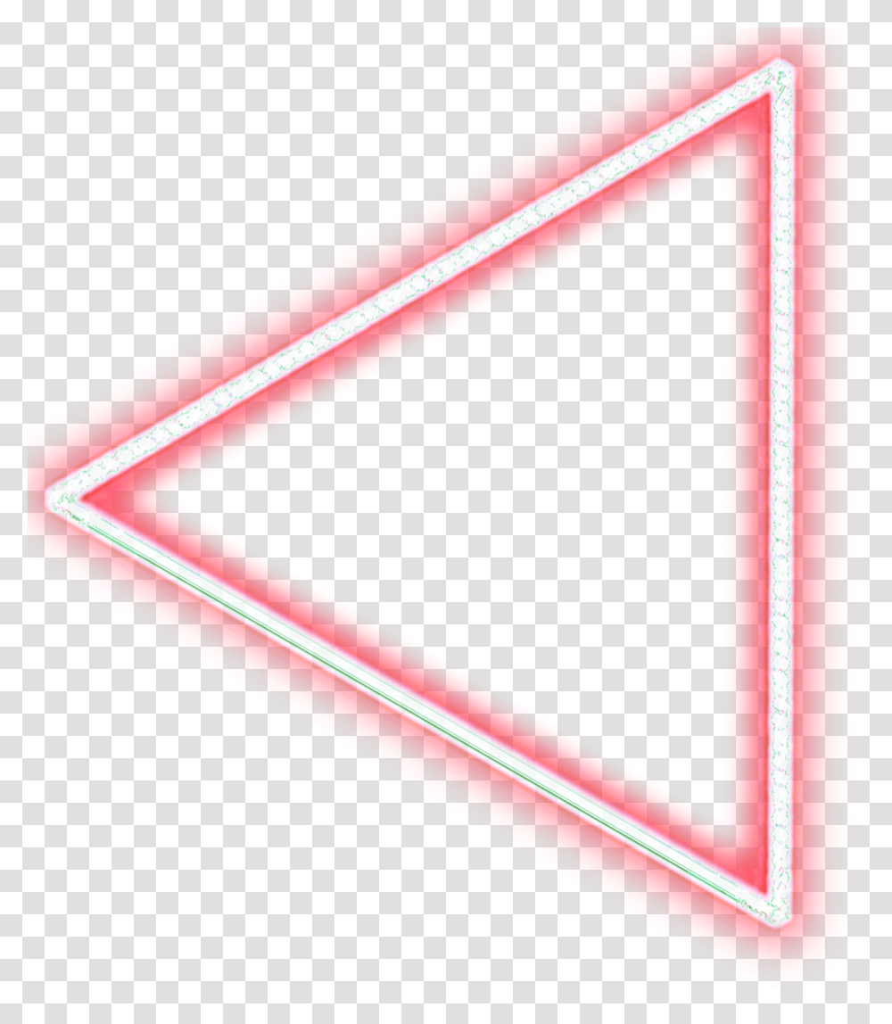 Effect For Editing Neon Triangle For Picsart Transparent Png